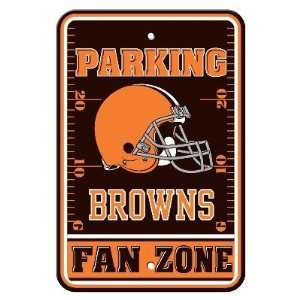  92244   Cleveland Browns Plastic Parking Sign Sports 