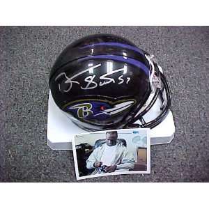   Bart Scott Autographed Baltimore Ravens Mini Helmet