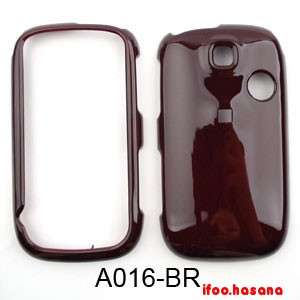 Cell Phone Case Cover For Huawei Tap U7519 Trans Snap Honey Brown 