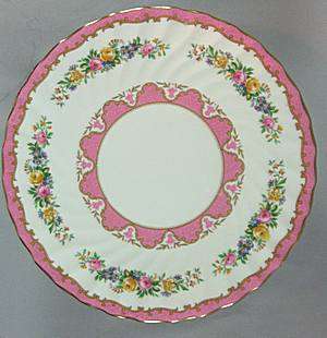 Crown StaffordshireLyric/TunisTall Footed Cake Plate  