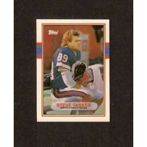  Steve Tasker 1989 Topps Traded Football Rookie (Buffalo 