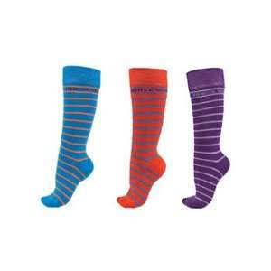  Horseware Striped Socks for Teens   One Size   Blackberry 