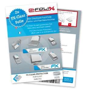  2 x atFoliX FX Clear Invisible screen protector for Sony 