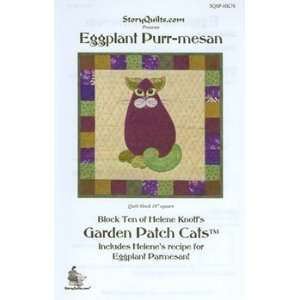    mesan Garden Patch Cats Quilt Block Pattern Arts, Crafts & Sewing