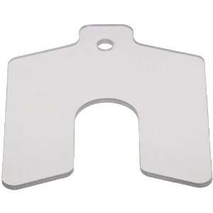  Plastic Slotted Shim, 0.060 x 2 x 2 (Pack of 20 