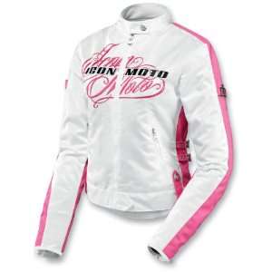    Icon Womens Hella Street Angel Jacket   Small/Pink Automotive
