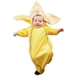   By Underwraps Banana Bunting Infant Costume / Yellow   Size X Small