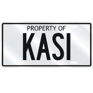  NEW  PROPERTY OF KASI  LICENSE PLATE SIGN NAME