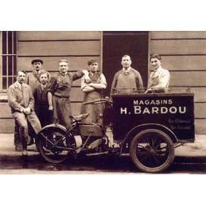  Triporteur,Magasins Bardou by Unknown 16x12