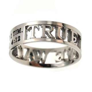 NEW Mini Silhouette True Love Waits Purity Ring  
