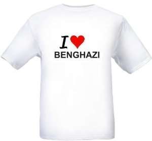  I LOVE BENGHAZI   City series   White T shirt Clothing