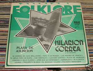 HILARION CORREA PLAYA DE ASUNCION PARAGUAY FOLK NM LP  