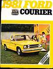 1981 Ford Courier Pickup Truck Checkout Gas Mileage Ad  