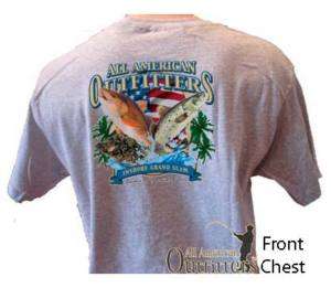 Flounder, Redfish, Speckled Trout Fishing T Shirt  