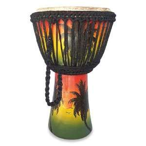  Djembe drum, Tropical Sunset Vibrations