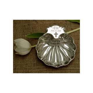 Four Points Pewter Baptismal Shell Baby