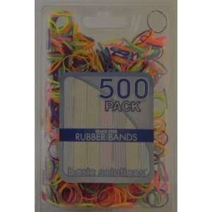  500 Pack Rubber Bands   Snag Free (Multicolor) Everything 