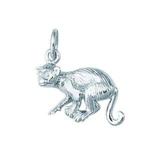  Sterling Silver Monkey Charm Arts, Crafts & Sewing