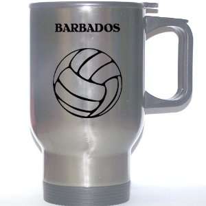  Barbadian Volleyball Stainless Steel Mug   Barbados 