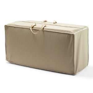  Cushion Storage Bag   Stone/Cream Piping   Frontgate 