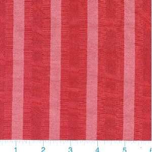  58 Wide Jacquard Stripes Red Fabric By The Yard Arts 