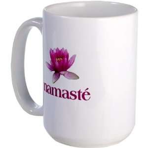  Namasteacute; Yoga Large Mug by  