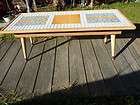 60s Retro vintage MOSAIC tile TABLE Mid century