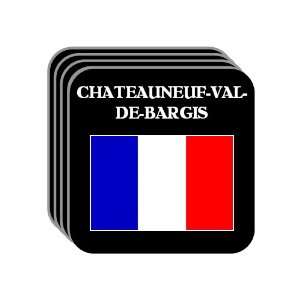 France   CHATEAUNEUF VAL DE BARGIS Set of 4 Mini Mousepad Coasters