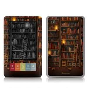 Library Design Protective Decal Skin Sticker for Barnes and Noble NOOK 