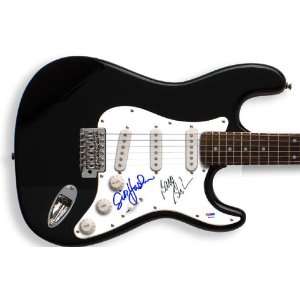  Boston Sid & Barry Autographed Signed Guitar & Proof PSA 