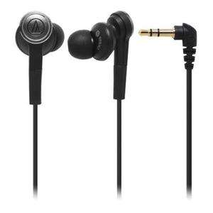 Audio Technica ATH CKS55 Inner Earphones Headphones Black New  