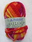   Melody Quick and Cozy Bulky Yarn High Energy Red Yellow Orange Etc