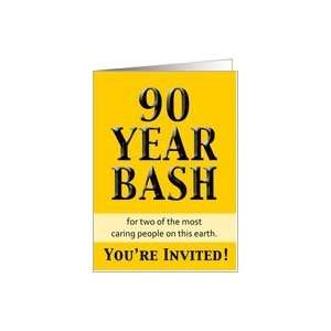   Birthday Bash Invite   90 (Double Celebration) Card Toys & Games