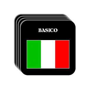  Italy   BASICO Set of 4 Mini Mousepad Coasters 