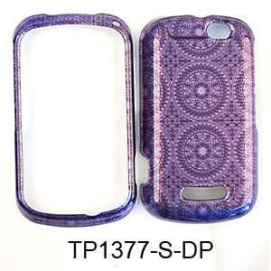  Trans. Design. Dark Purple Circular Patterns Cell Phones 