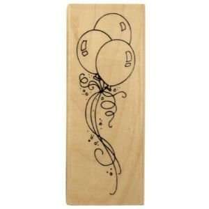  PARTY BALLOONS RUBBER STAMP Papercraft, Scrapbooking (Source 