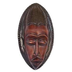  Ghanaian wood mask, Harvest God