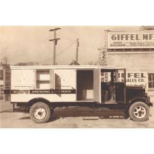  Kuhner Packing Company Truck 12x18 Giclee on canvas