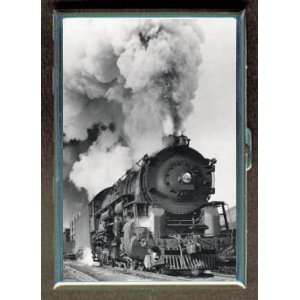  TRAIN 19TH CENTURY RETRO PHOTO ID CIGARETTE CASE WALLET 