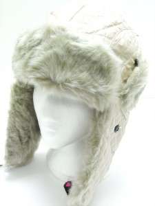 Ladies trapper cossack ski hat faux fur trim winter warm fashion 2 