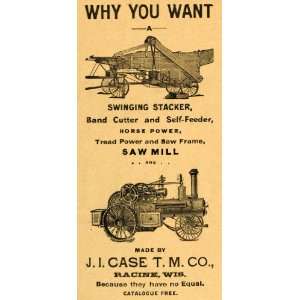   Stacker Tractor Racine Wisconsin Agriculture   Original Print Ad