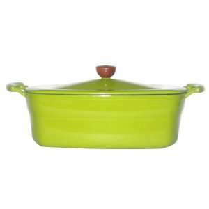  Lafont 5 Quart Oval French Oven, Apple Green Kitchen 