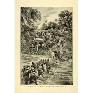  1899 Print Spanish American War Siboney Cuba Battlefield 