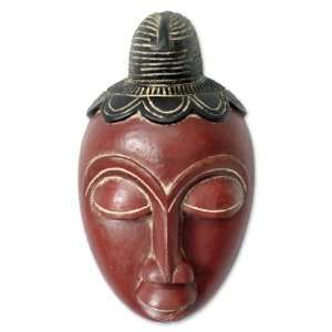  Ivoirian wood mask, Baule Ancestor