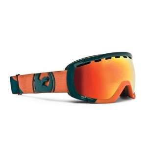  Dragon Rogue Angle Melon Goggles w/ Teal/ Red Ion Lens 