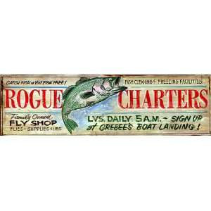  Vintage Signs  Rogue Charters Fly Fishing and Fly Shop 