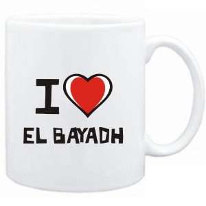  Mug White I love El Bayadh  Cities