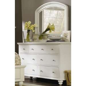  Kingston Dresser and Mirror Set in Eggshell White