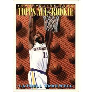  1993 Topps Latrell Sprewell # 153 Rookie Sports 
