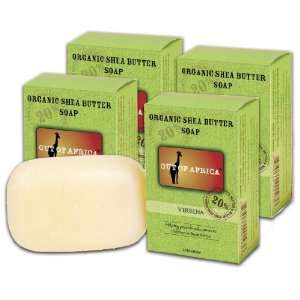  4 Pack Verbena Organic Shea Butter Bar Soap Beauty